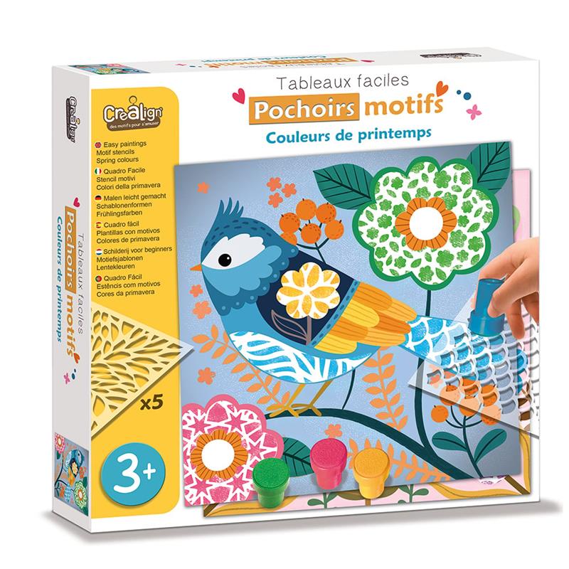 Crea Lign' Pattern Stencils – Spring Colors