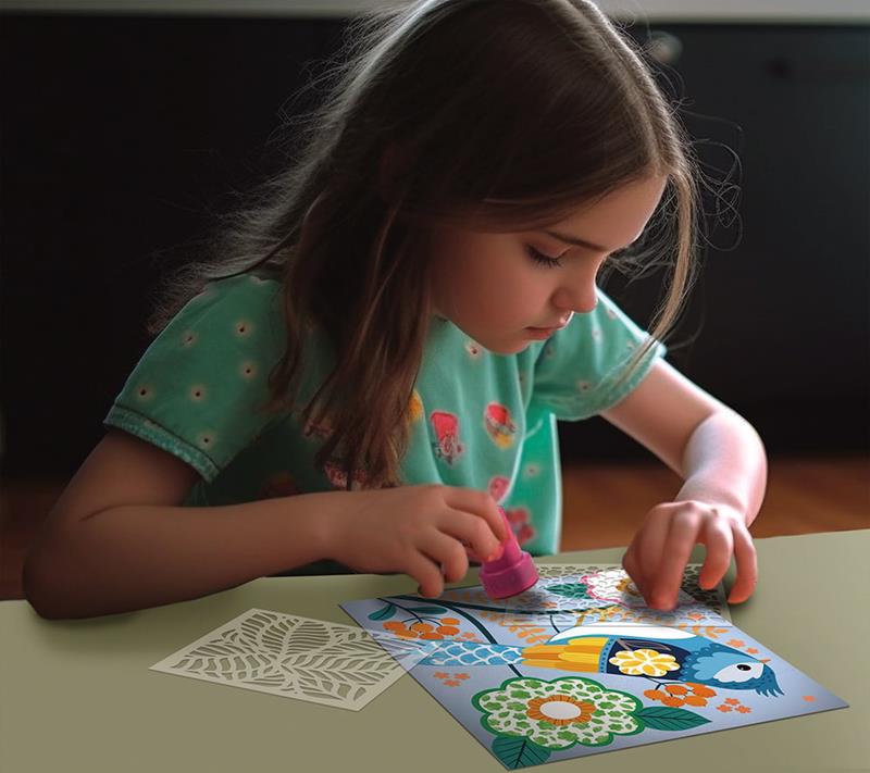 Crea Lign' Pattern Stencils – Spring Colors