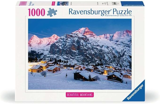 Ravensburger Puzzle - Beautiful Mountains : Bernese Oberland, Murren - 1000 Pieces