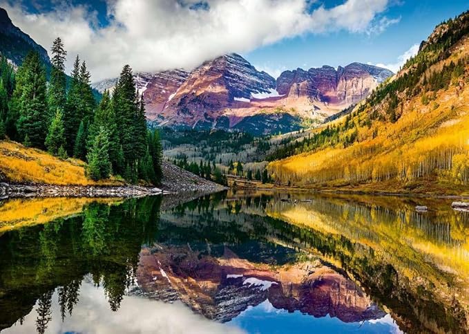 Ravensburger Puzzle - Beautiful Mountains : Aspen, Colorado - 1000 Pieces