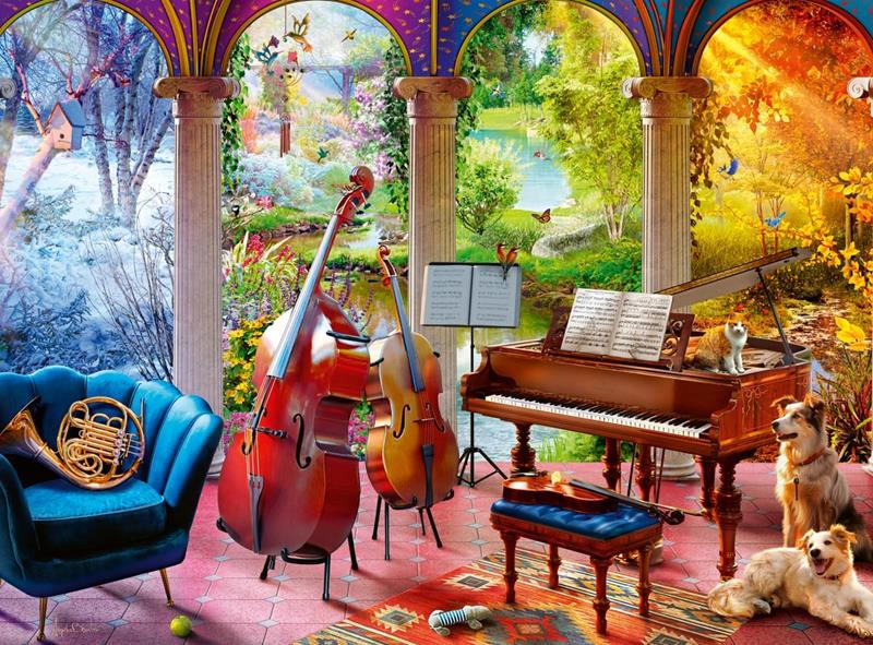 Ravensburger Puzzle – 4 Seasons in Music – 100 Pieces XL