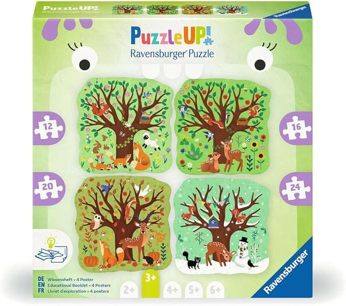 Ravensburger Puzzle Up - Four Seasons - 12/16/20/24 Pieces