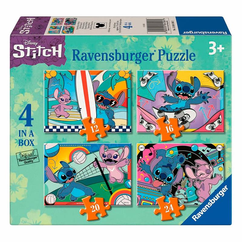 Ravensburger Puzzle - Sporty Stitch - 12/16/20/24 Pieces