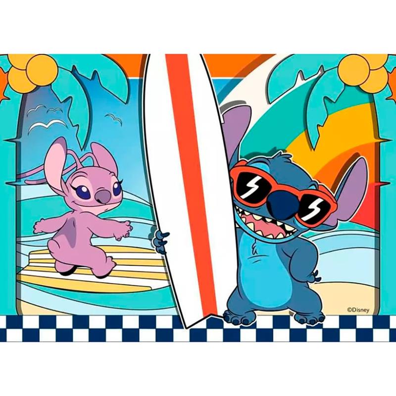 Casse-tête Ravensburger - Stitch sportif - 12/16/20/24 pièces