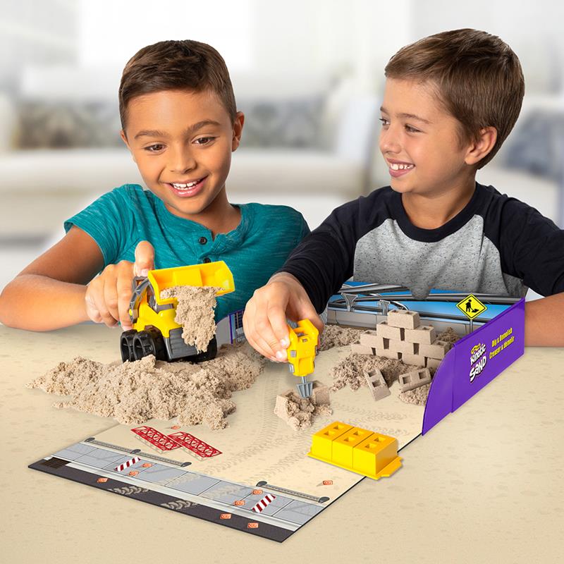 Kinetic Sand - Coffret Creuser et démolir