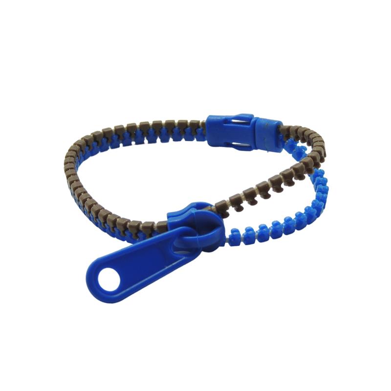 Bracelet à fermeture éclair - couleurs assorties