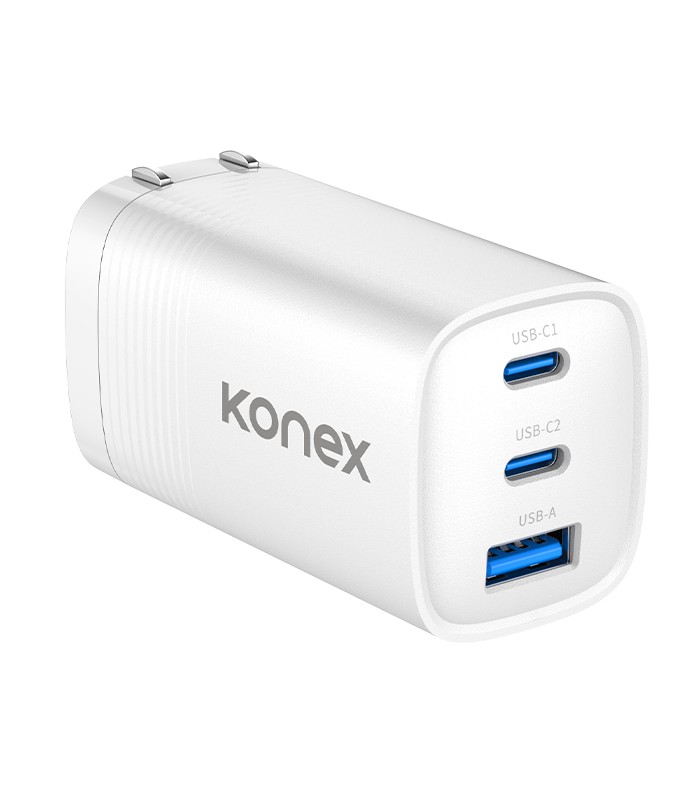 CHARGEUR MURAL 65W GAN USB/USB-C
