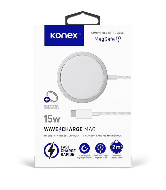 CHARGEUR SANS-FIL MAGNETIQUE 15W