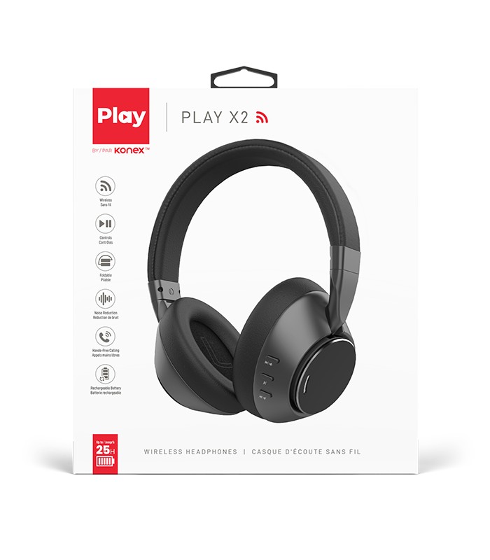 CASQUE DECOUTE SANS FIL PLAY X2
