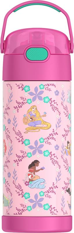 Bouteille Thermos FUNtainer avec paille - Princesse