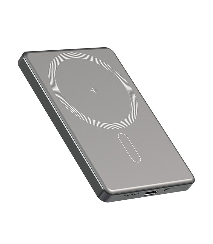 Chargeur portatif sans fil magnétique 15W 5000mAh (compatible MagSafe)