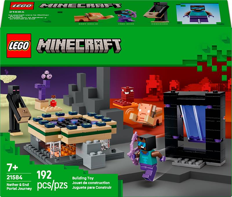 LEGO Minecraft - Nether & End Portal Journey