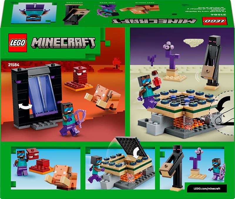 LEGO Minecraft - Nether & End Portal Journey