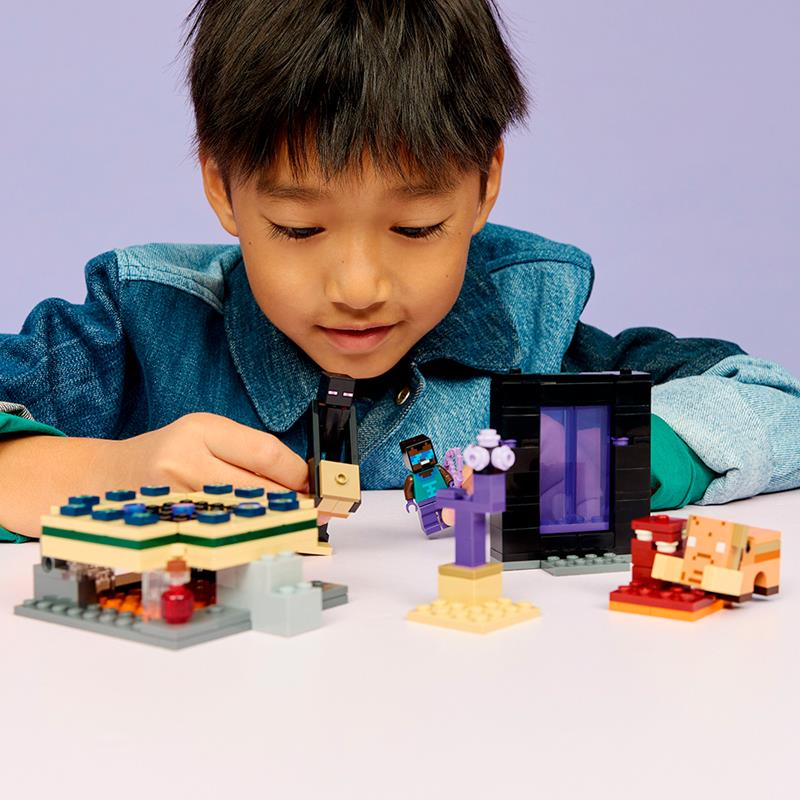 LEGO Minecraft - Nether & End Portal Journey