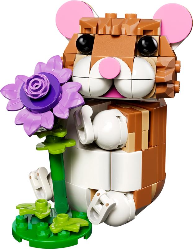 LEGO Creator - Cute Hamster with a Flower