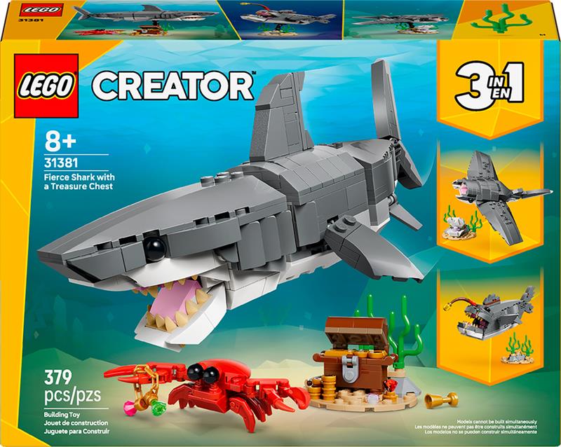 LEGO Creator - Le redoutable requin et le coffre au trésor