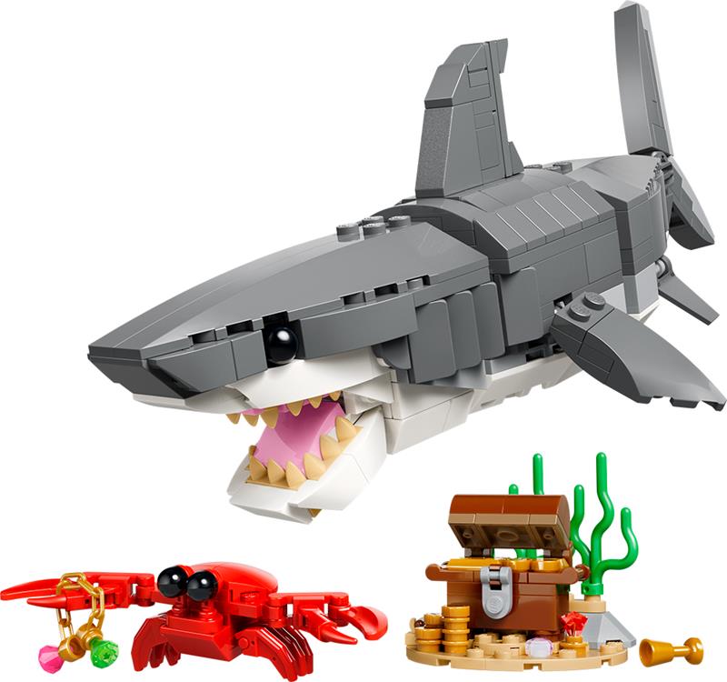 LEGO Creator - Le redoutable requin et le coffre au trésor