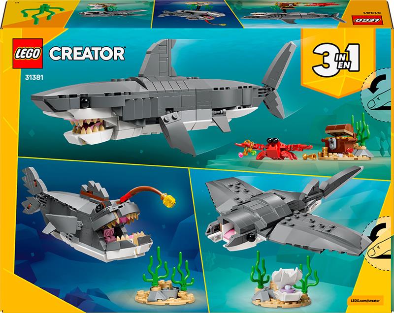 LEGO Creator - Le redoutable requin et le coffre au trésor