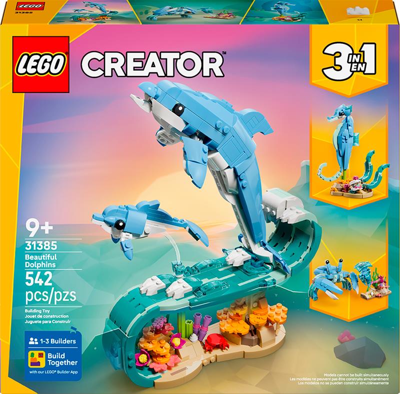 LEGO Creator - Animaux marins : Les beaux dauphins