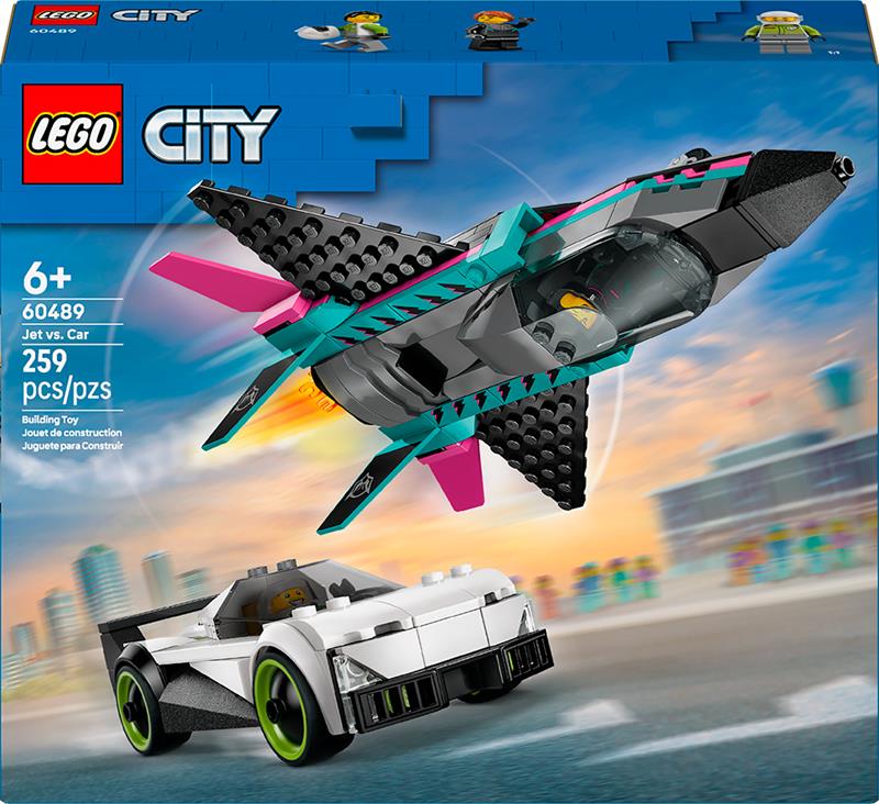 LEGO City - Le jet contre la voiture