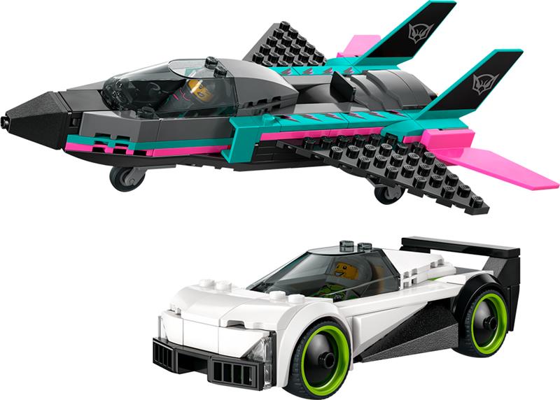 LEGO City - Le jet contre la voiture