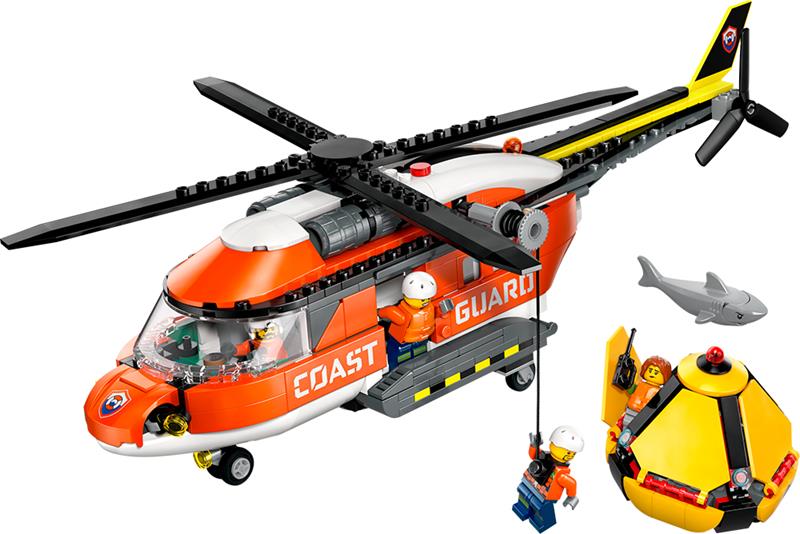 LEGO City - L'hélicoptère des garde-côtes