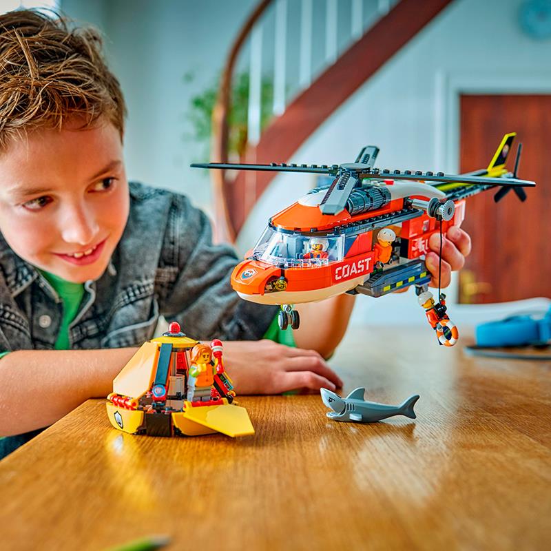 LEGO City - L'hélicoptère des garde-côtes