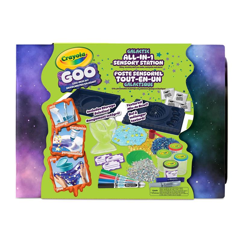 Crayola – Station sensorielle tout-en-un Galactic Goo