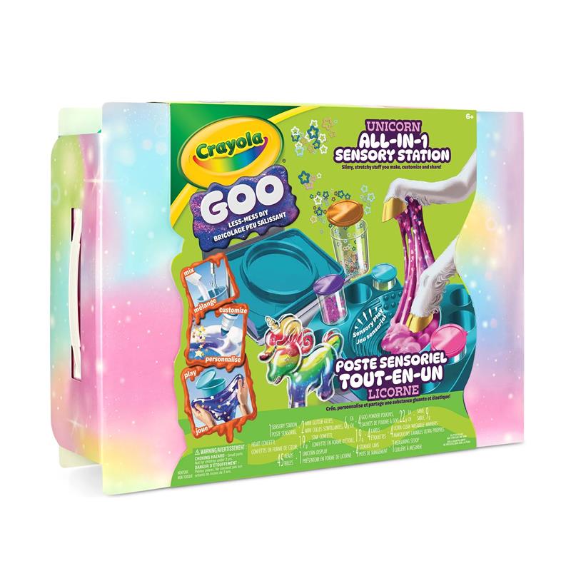 Crayola – Station sensorielle tout-en-un Licorne Goo