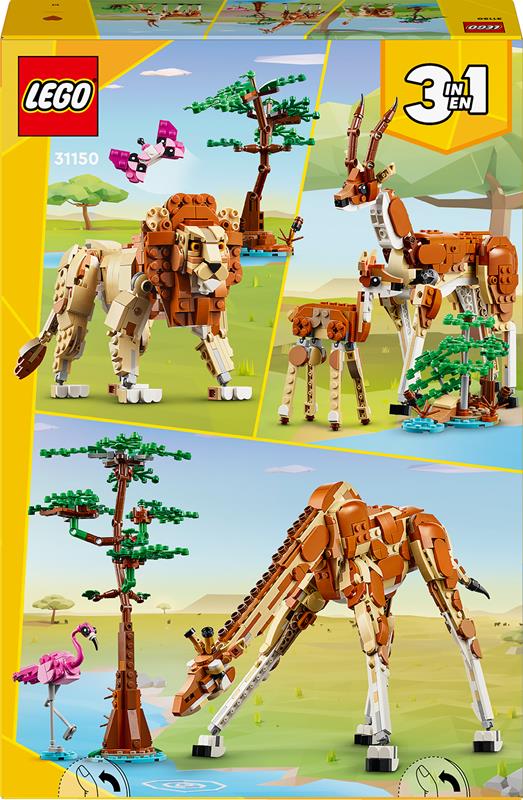 LEGO Creator - Les animaux sauvages du safari
