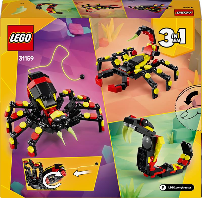 LEGO Creator - Animaux sauvages : L'araignée surprenante