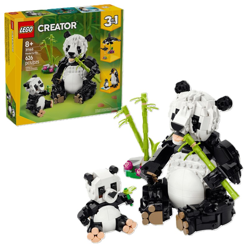 LEGO Creator - Animaux sauvages : La famille de pandas
