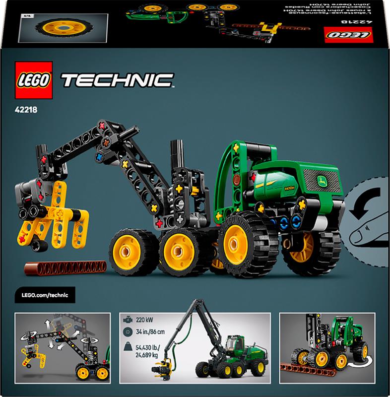 LEGO Technic - L'abatteuse-façonneuse à roues John Deere 1470H