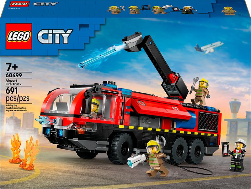 LEGO City - Le camion de pompiers de l'aéroport