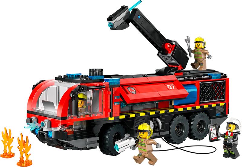 LEGO City - Le camion de pompiers de l'aéroport