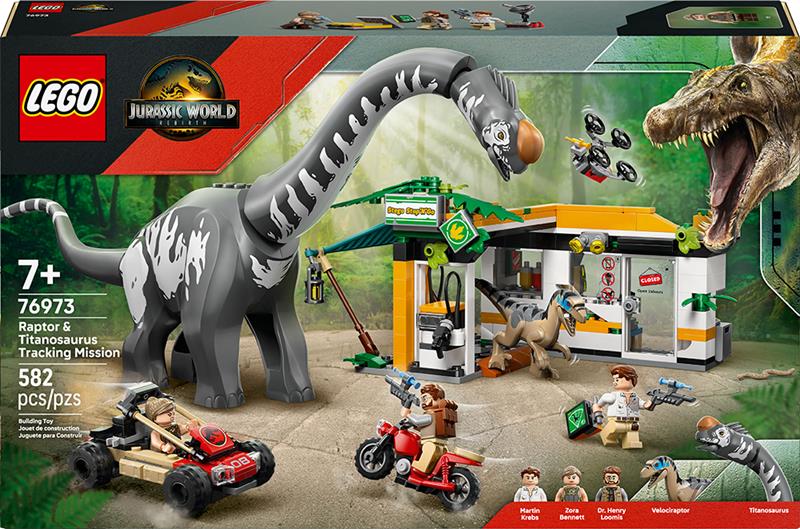 LEGO Jurassic World - Mission de suivi du Raptor et du Titanosaure