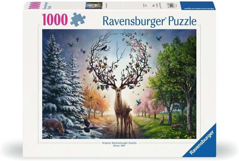 Casse-tête Ravensburger - Le cerf magique - 1000 pièces
