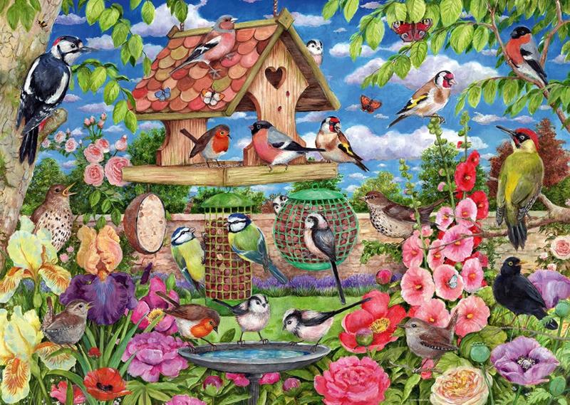 Casse-tête Ravensburger - Le banquet des oiseaux - 1000 pièces