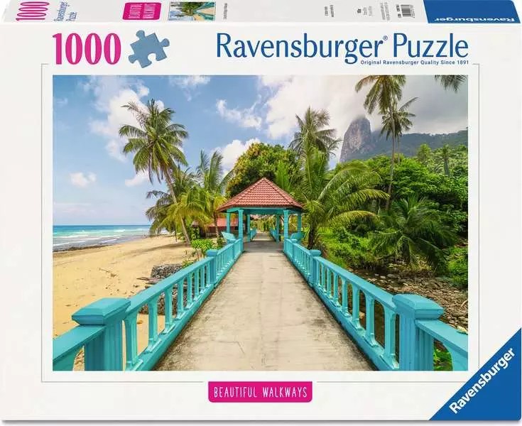Casse-tête Ravensburger - Pont coloré en Malaisie - 1000 pièces