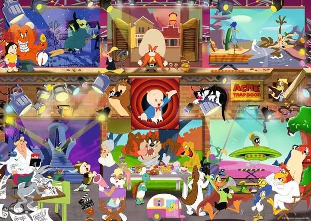 Casse-tête Ravensburger - Le studio des Looney Tunes - 1000 pièces