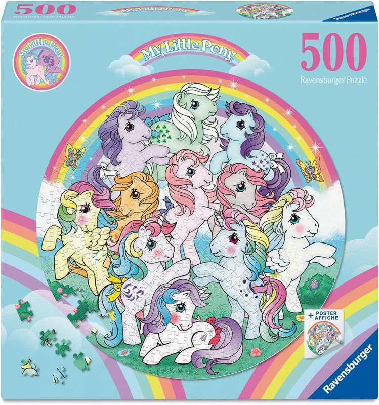 Casse-tête Ravensburger Rond – My Little Pony – 500 pièces