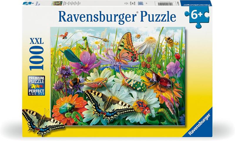 Ravensburger Puzzle – The Wonderful World of Insects – 100 XXL Pieces