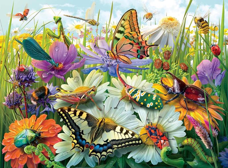 Ravensburger Puzzle – The Wonderful World of Insects – 100 XXL Pieces