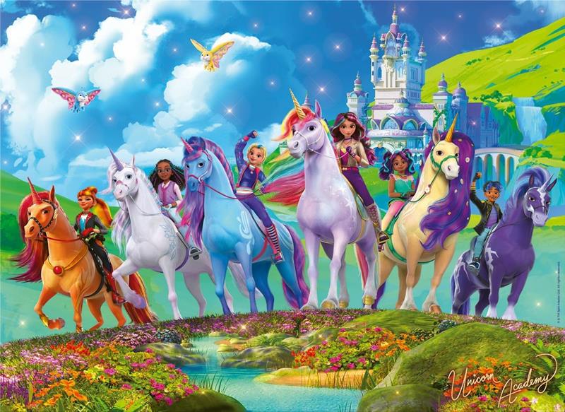 Casse-tête Ravensburger - Unicorn Academy - 200 pièces XXL