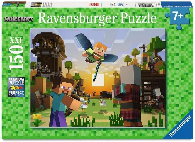 Ravensburger Puzzle – Minecraft: Building and Adventure – 150 XXL Pieces