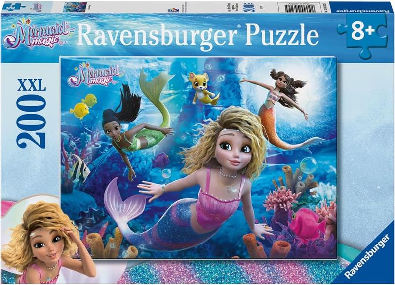 Casse-tête Ravensburger - Mermaid Magic - 200 pièces XXL