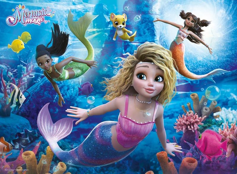Casse-tête Ravensburger - Mermaid Magic - 200 pièces XXL