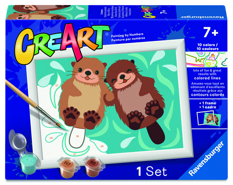 Paint by Numbers – CreArt: Otter Love