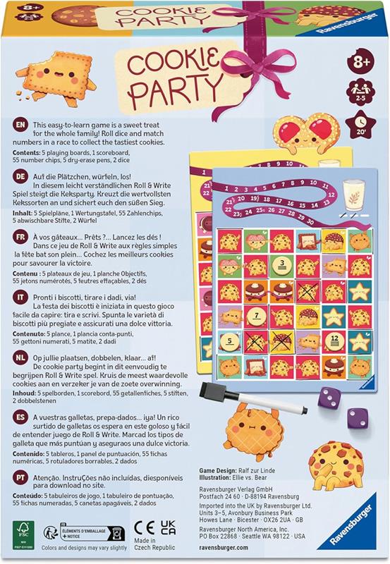 Cookie Party - Roll & Write Game