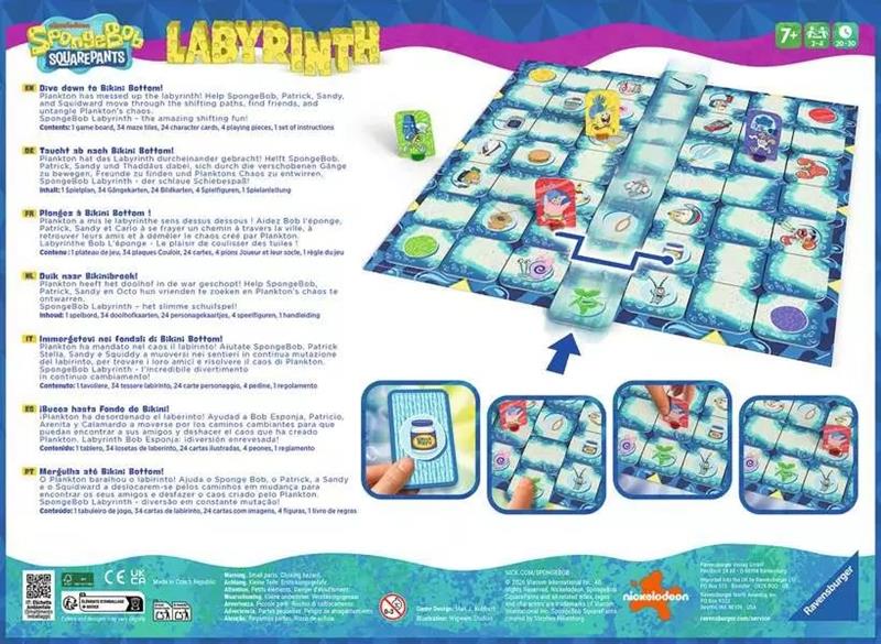 Labyrinthe : Bob l'éponge